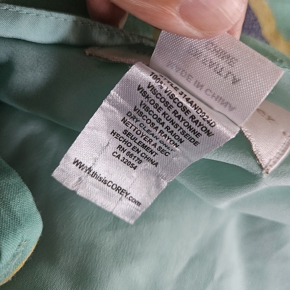 Corey Lynn Calter Aqua Floral Print Midi Dress - Picture 10 of 10